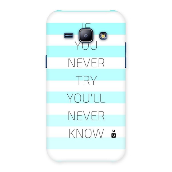 Try Know Back Case for Galaxy J1