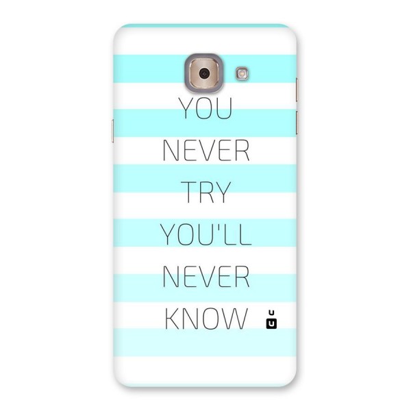 Try Know Back Case for Galaxy J7 Max