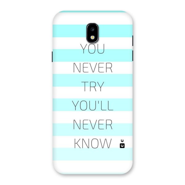 Try Know Back Case for Galaxy J7 Pro