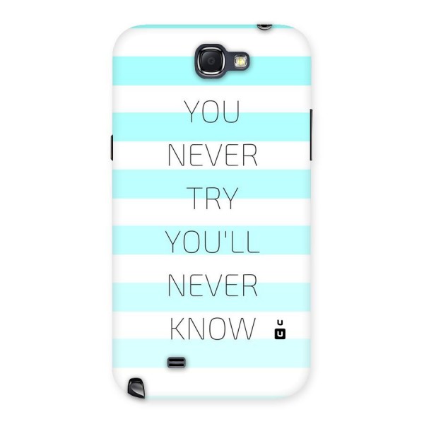 Try Know Back Case for Galaxy Note 2