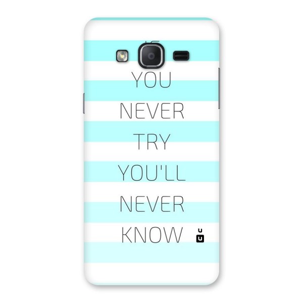 Try Know Back Case for Galaxy On7 2015