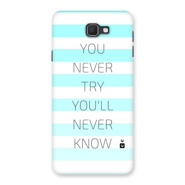 Try Know Back Case for Galaxy On7 2016