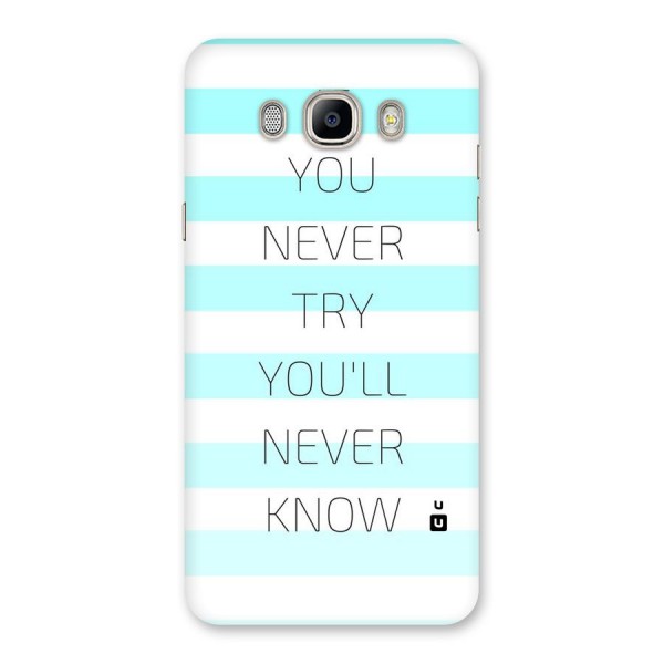 Try Know Back Case for Galaxy On8