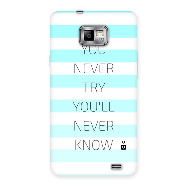 Try Know Back Case for Galaxy S2