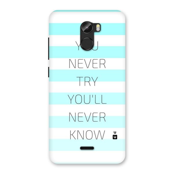 Try Know Back Case for Gionee X1