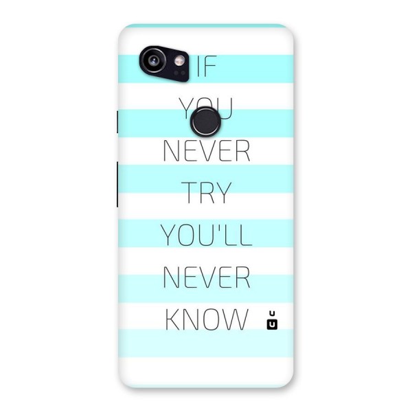 Try Know Back Case for Google Pixel 2 XL