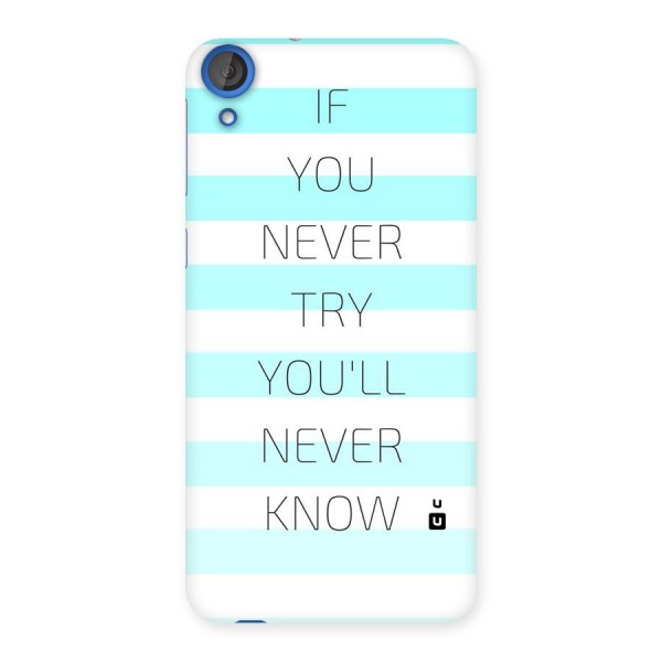 Try Know Back Case for HTC Desire 820s