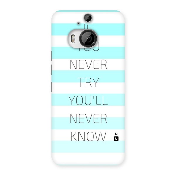 Try Know Back Case for HTC One M9 Plus