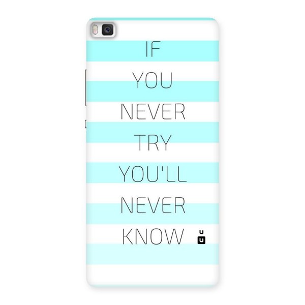 Try Know Back Case for Huawei P8