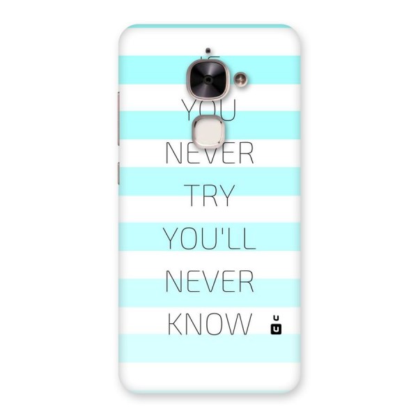 Try Know Back Case for Le 2