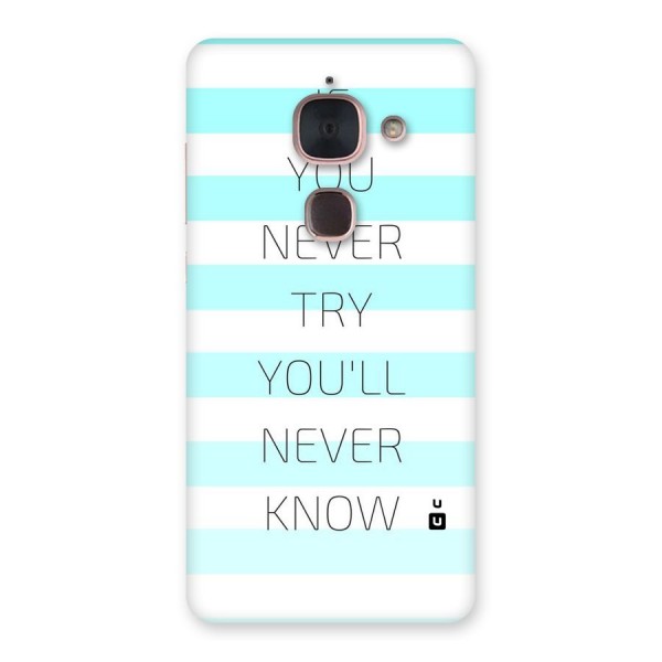 Try Know Back Case for Le Max 2