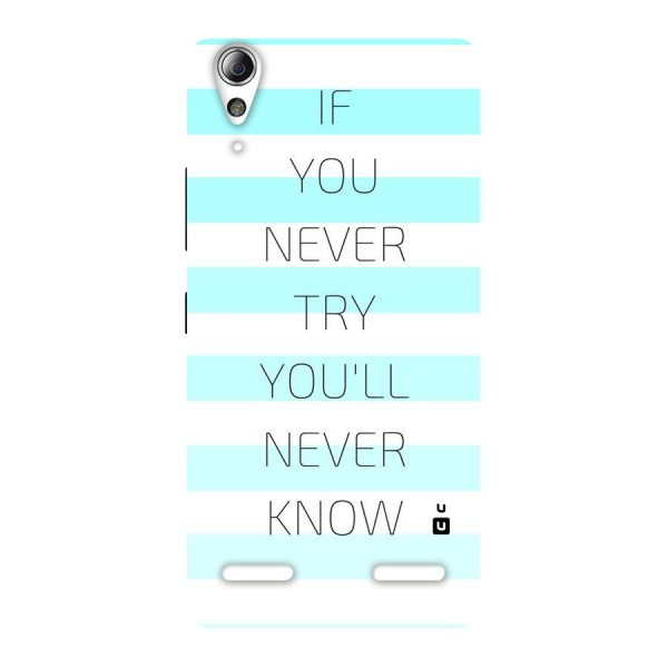 Try Know Back Case for Lenovo A6000