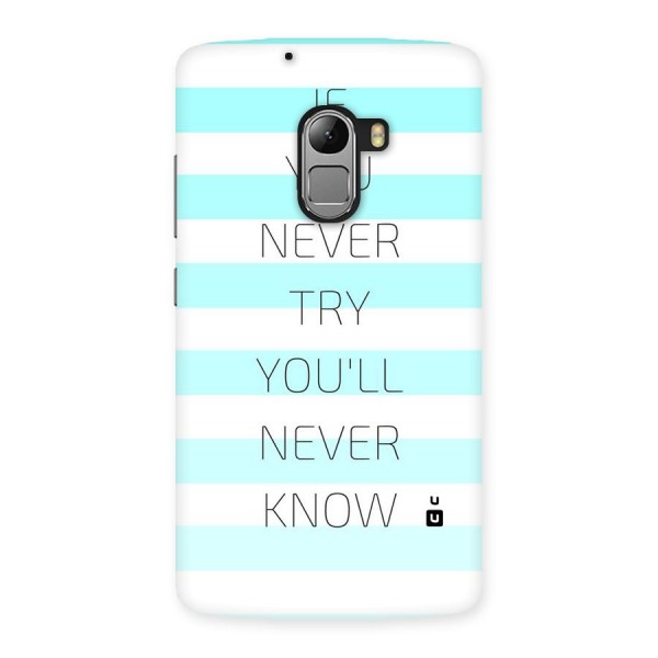 Try Know Back Case for Lenovo K4 Note