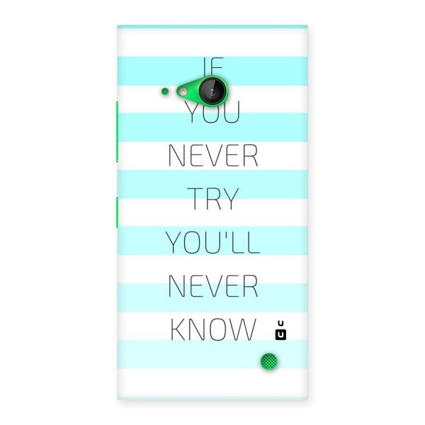 Try Know Back Case for Lumia 730