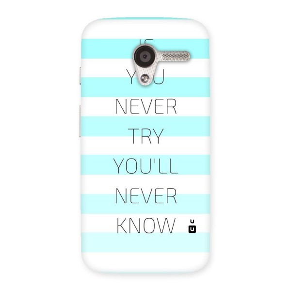 Try Know Back Case for Moto X