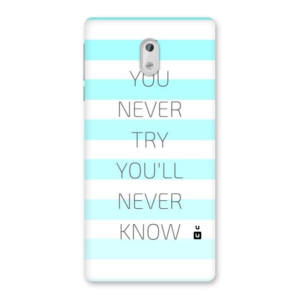 Try Know Back Case for Nokia 3