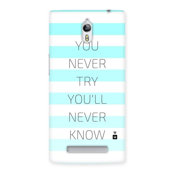 Try Know Back Case for Oppo Find 7