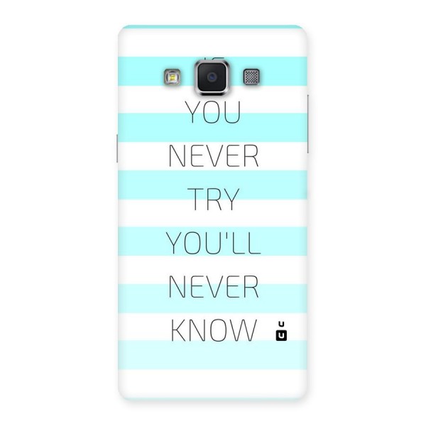 Try Know Back Case for Samsung Galaxy A5