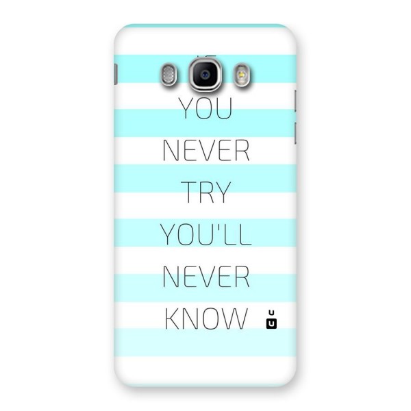 Try Know Back Case for Samsung Galaxy J5 2016