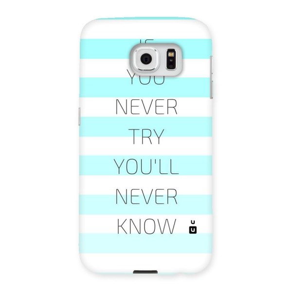 Try Know Back Case for Samsung Galaxy S6