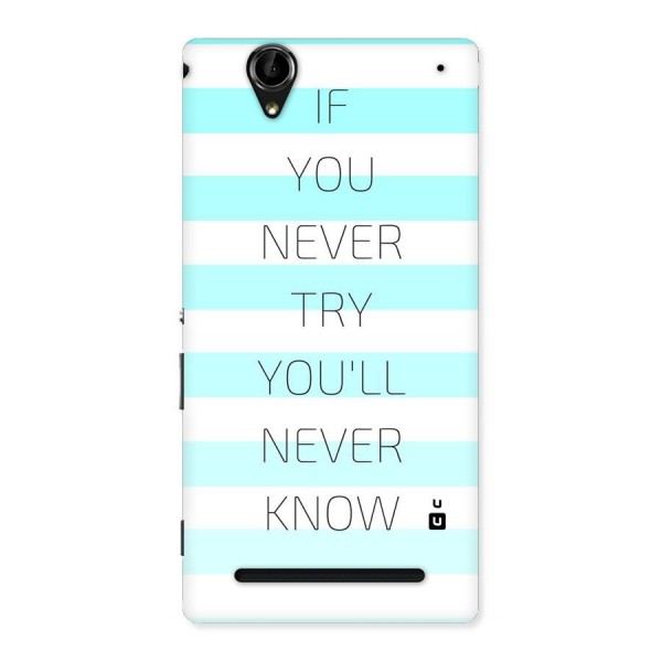 Try Know Back Case for Sony Xperia T2
