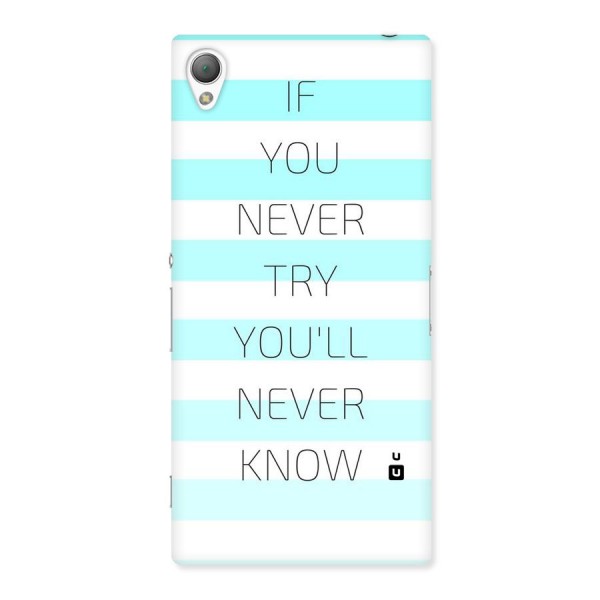 Try Know Back Case for Sony Xperia Z3