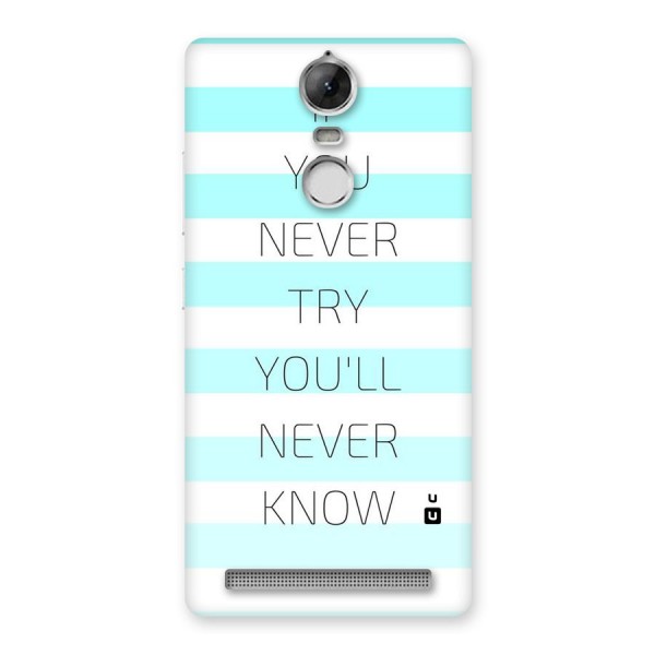 Try Know Back Case for Vibe K5 Note