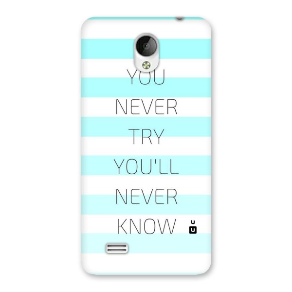 Try Know Back Case for Vivo Y21