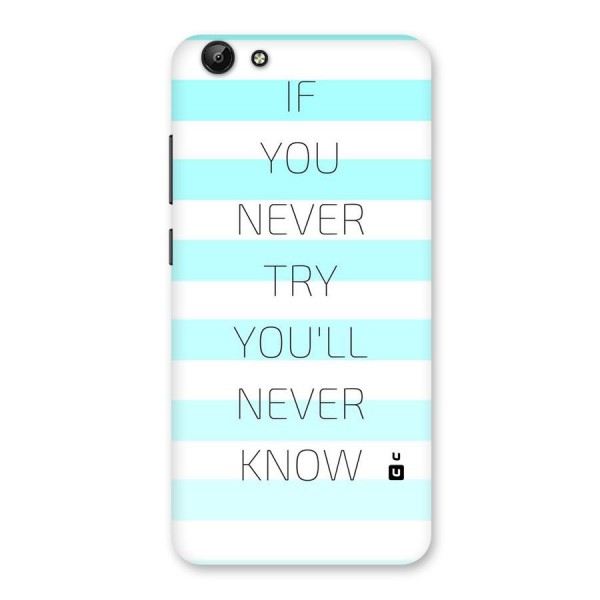 Try Know Back Case for Vivo Y69