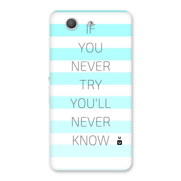 Try Know Back Case for Xperia Z3 Compact