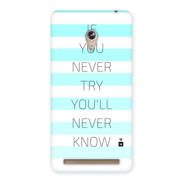 Try Know Back Case for Zenfone 6