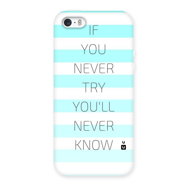 Try Know Back Case for iPhone 5 5S