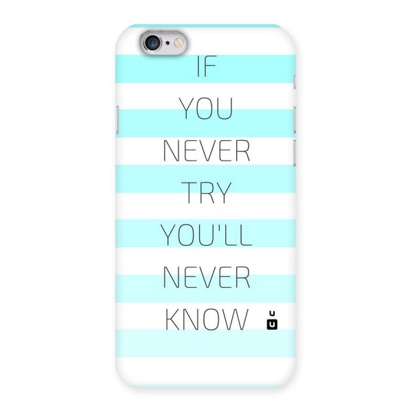 Try Know Back Case for iPhone 6 6S