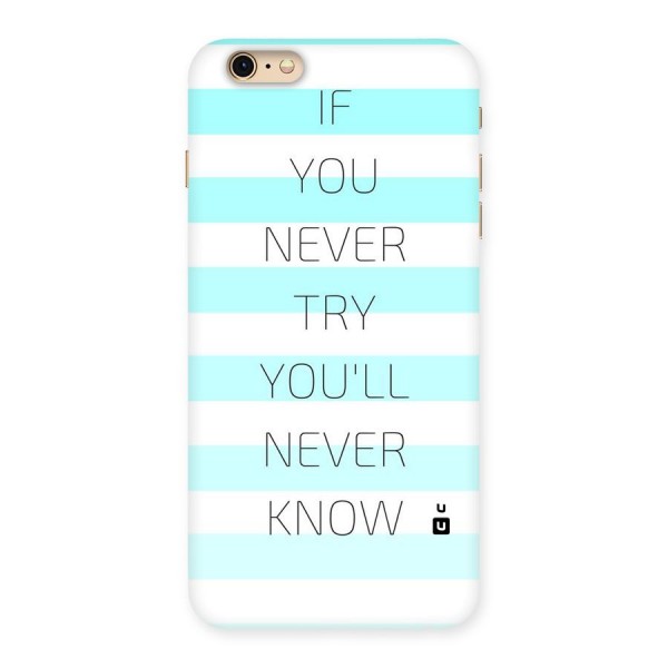 Try Know Back Case for iPhone 6 Plus 6S Plus