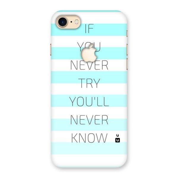 Try Know Back Case for iPhone 7 Apple Cut
