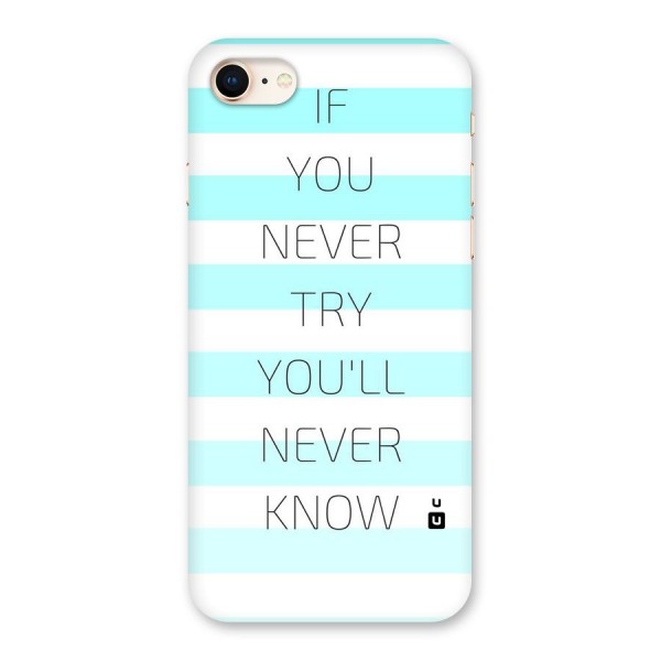 Try Know Back Case for iPhone 8