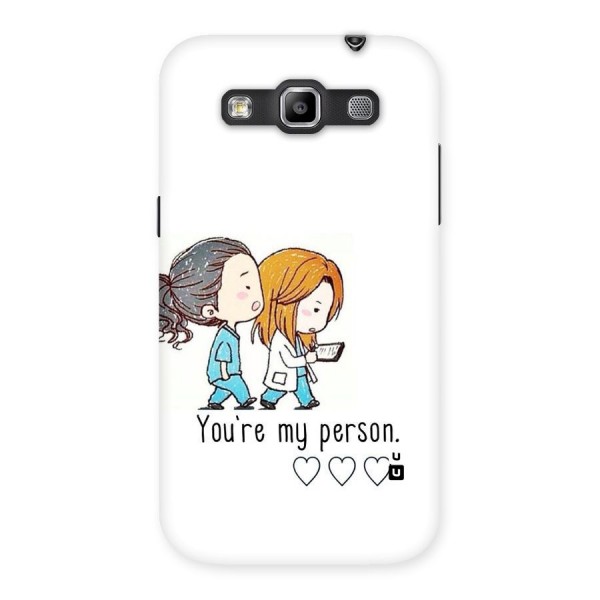 Two Friends In Coat Back Case for Galaxy Grand Quattro