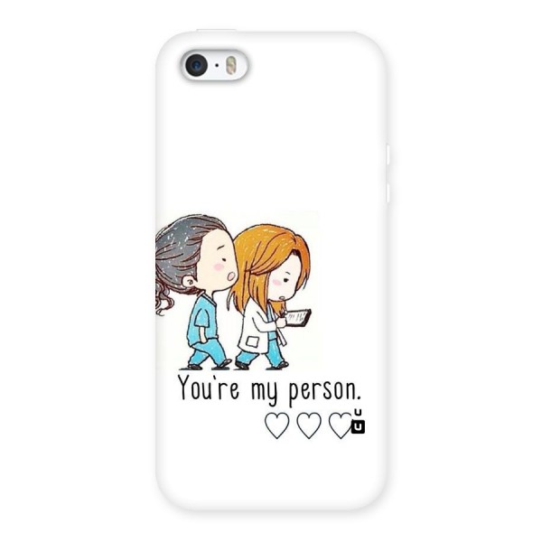 Two Friends In Coat Back Case for iPhone 5 5S