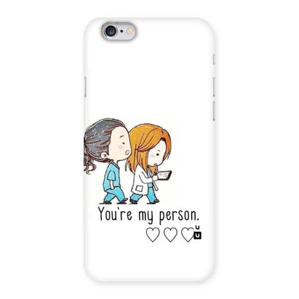 Two Friends In Coat Back Case for iPhone 6 6S