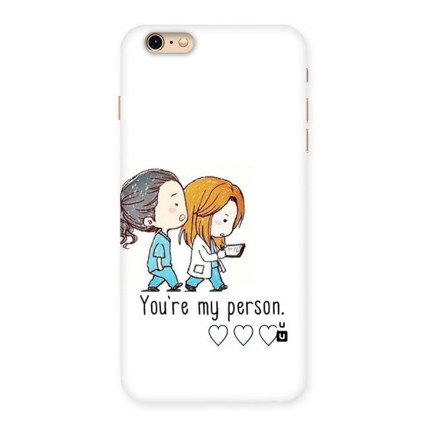 Two Friends In Coat Back Case for iPhone 6 Plus 6S Plus