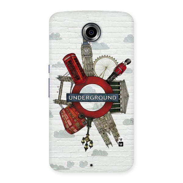 Underground Design Back Case for Nexsus 6