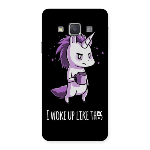 Unicorn Morning Back Case for Galaxy A3