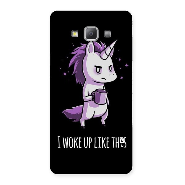Unicorn Morning Back Case for Galaxy A7