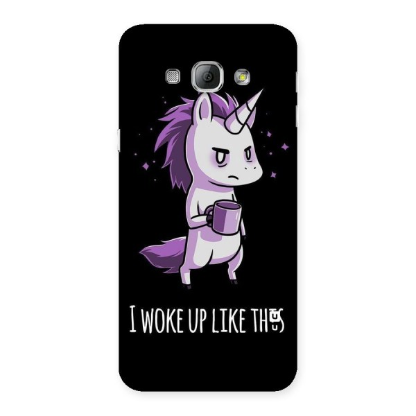 Unicorn Morning Back Case for Galaxy A8