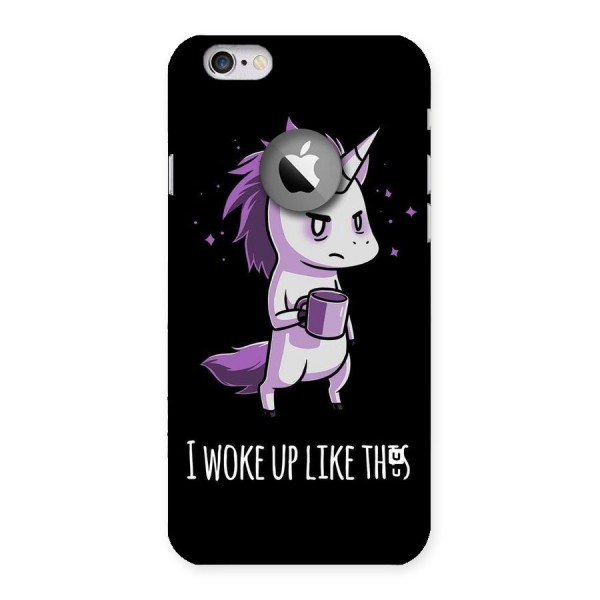 Unicorn Morning Back Case for iPhone 6 Logo Cut