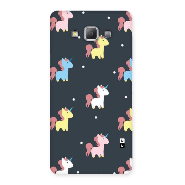 Unicorn Pattern Back Case for Galaxy A7