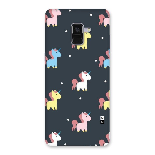 Unicorn Pattern Back Case for Galaxy A8 Plus