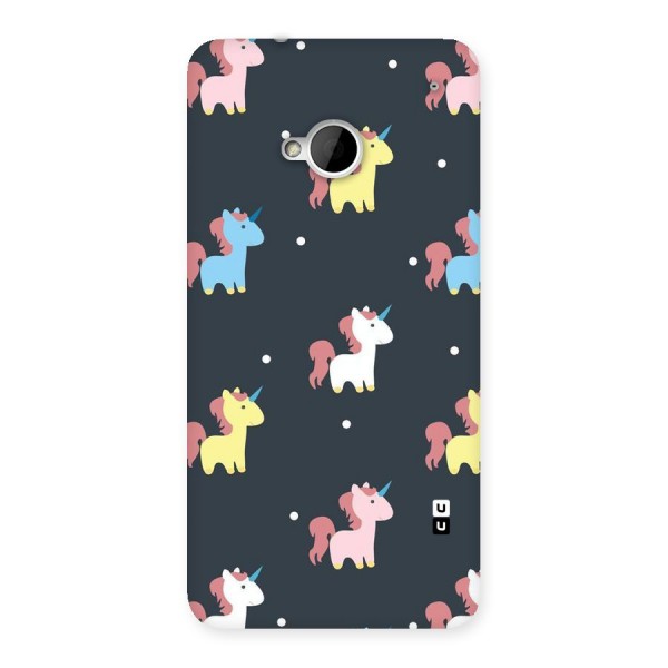 Unicorn Pattern Back Case for HTC One M7