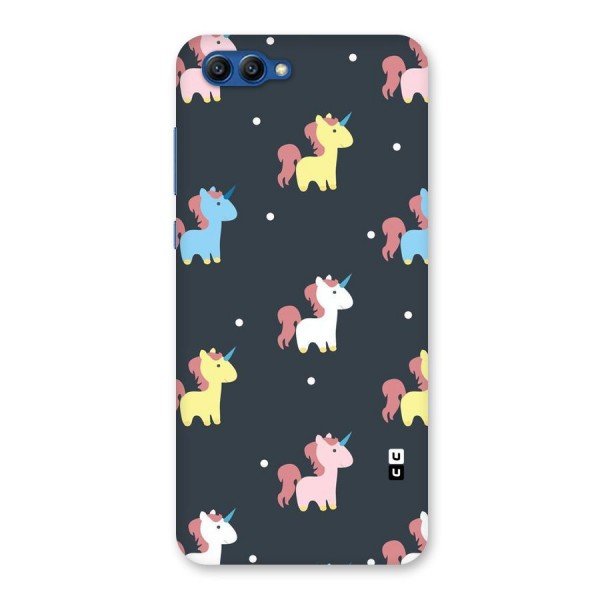 Unicorn Pattern Back Case for Honor View 10