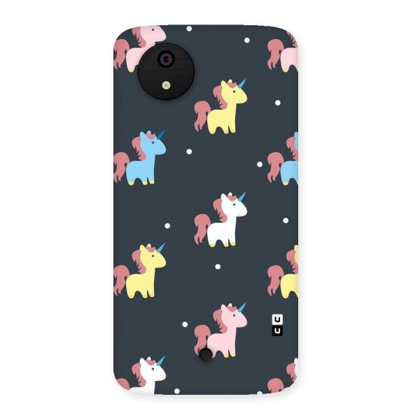 Unicorn Pattern Back Case for Micromax Canvas A1